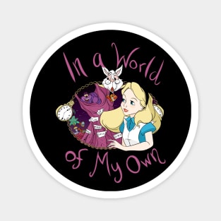 Alice: In a World of My Own Magnet